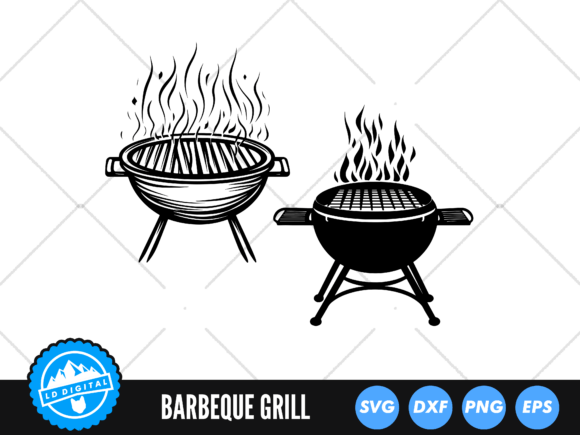 Download Barbecue Grill SVG, BBQ Clipart Design - Premium Resources