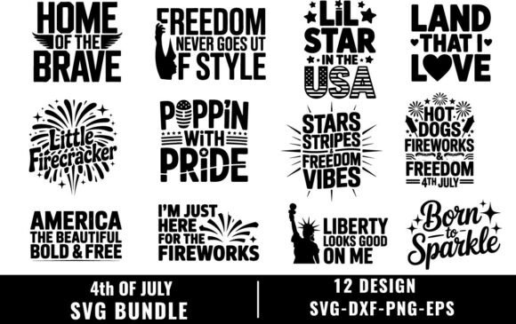 Download 4th of July SVG Design Bundle - Premium Bundle