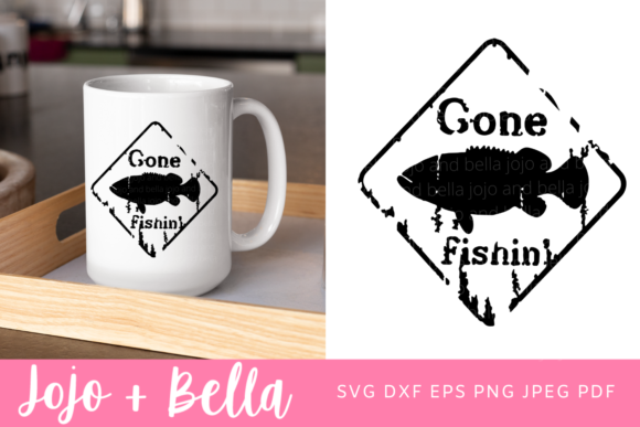Download Gone Fishing Sign SVG, Fishing Sign Svg, - Fishing sign Collection
